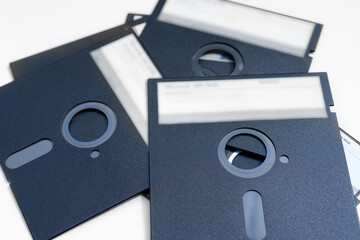 Diskettes from a computer 5.25 inches