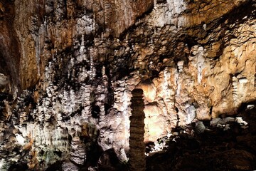 Interior of the giant cave in Pazin, Croatia