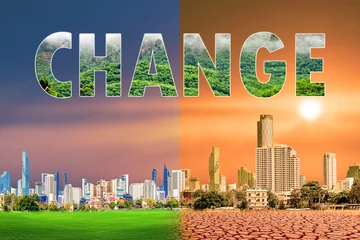 Fotobehang Concept of change for the better with environmental protection © STOCK PHOTO 4 U