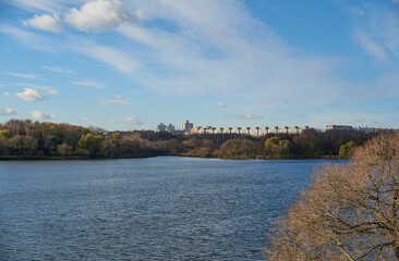 Obraz premium landscape with river