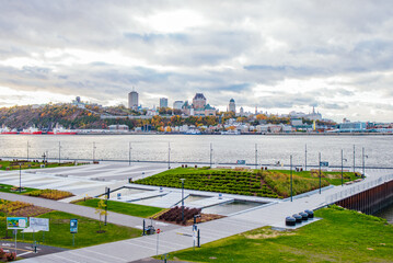 Naklejka premium Quebec City view from Lévis