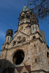 Fototapeta na wymiar Berlin (Germany) Memorial Church