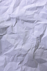 white crumpled paper texture