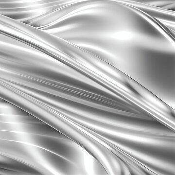 Beautiful abstract silver silk background