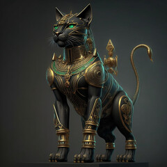 Ancient Egyptian cat, goddess of Egypt