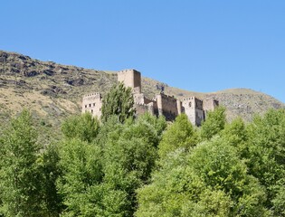 Panoramic view of Khertvisi Fortress in Samtskhe-Javekethi region, Georgia.