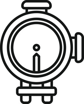 recommend clip art: Rifle scope icon outline vector. Gun sight. Cross eye