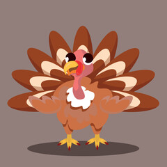 Happy Thanksgiving Day greeting card