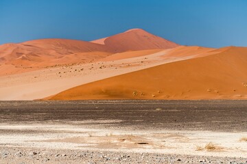Sandy landscapes of Namib-Naukluft National Park, Namibia