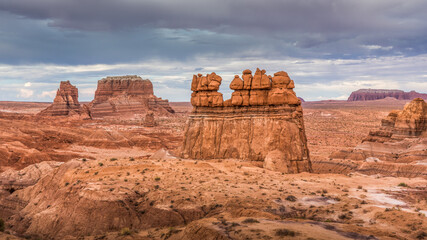 The Three Sisters Hoddos - Goblin Valley State Park - Utah