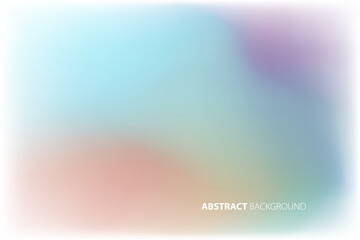 Abstract gradient blurred background in light pastel color.