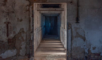 Abandoned old factory in Europe