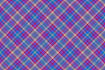Check tartan pattern. Background seamless textile. Texture plaid vector fabric.