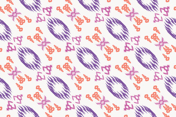 Ikat patterns tribal chevron Seamless Pattern. Ethnic Geometric Batik Ikkat Digital vector textile Design for Prints Fabric saree Mughal brush symbol Swaths texture Kurti Kurtis Kurtas