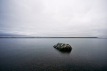 A rock in Lake Mjøsa.
