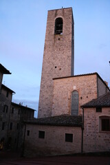 Fototapeta na wymiar Dusk in San Gimignano, Tuscany Italy
