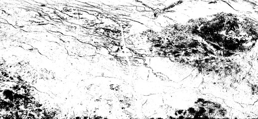 Scratched and Cracked Grunge Urban Background Texture Vector. Dust Overlay Distress Grainy Grungy Effect. Distressed Backdrop Vector Illustration. Isolated Black on White Background. EPS 10.