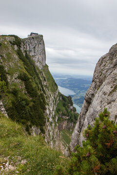 The beautiful view of Schafberg,1783 m, mountain in the Austrian state of Salzburg.