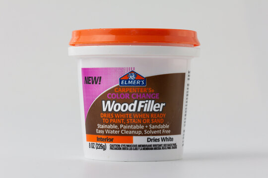  Elmer's Wood Filler and Trademark Logo