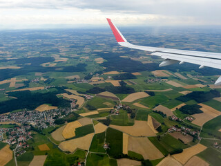 The flight and view over Bavaria is wonderful.