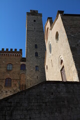 Fototapeta na wymiar Historical buildings in San Gimignano, Tuscany Italy