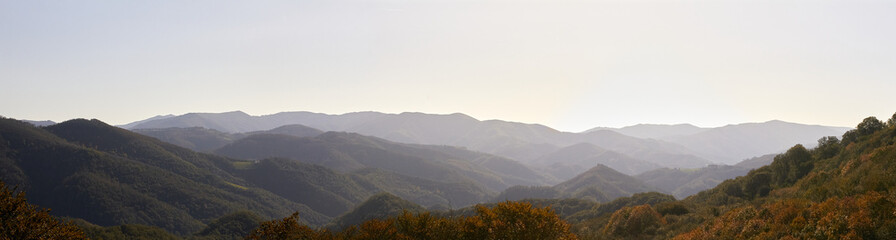 Panorámica montes vascos