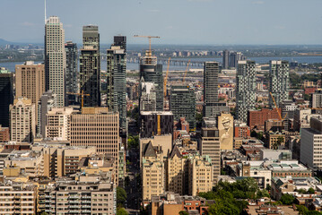 Obraz premium Skyline Cityscape Montreal