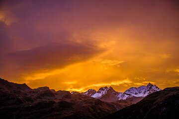 landscape at Silvretta Montafon in Austria