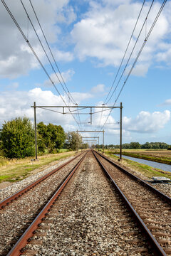 This double track in the Netherlands takes you by train from the cities of Groningen to Zwolle and back.
