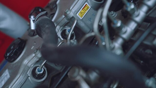 Under-hood space of construction equipment