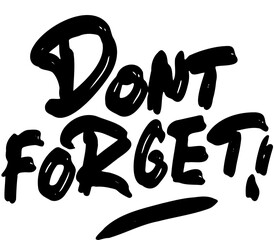 Don't forget text lettering 