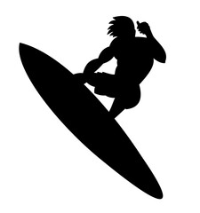 Surfer Silhouette