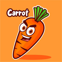 Carrot Character Vector
