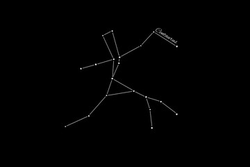 Obraz premium Centaurus constellation, Cluster of stars