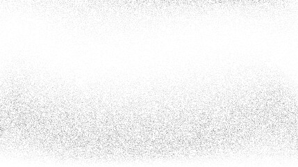 Grainy sand texture. Wavy stippled gradient background. Grunge noise dotwork wallpaper. Black dots, speckles, particles or granules. Vector monochrome