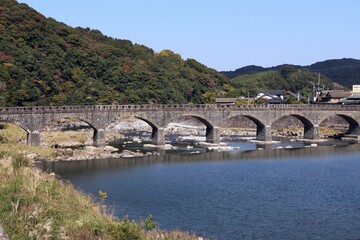Fototapeta premium 中津市 耶馬渓橋