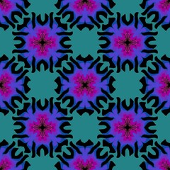 Floral seamless flower pattern for wrapping and linens and fabrics and clothes print and kids and kitchen textiles