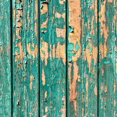 The old green wood texture with natural patterns.