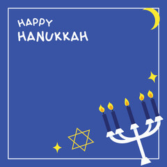 Set of Hanukkah element. Doodle cartoon hand drawn flat design for template, banner, poster, media