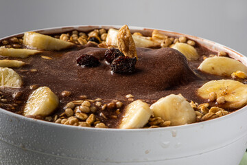 Acai cup. Brazilian famous fruit from Amazon