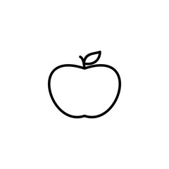 Apple icon vector illustration. Apple sign and symbols for web design.