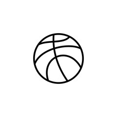 Basketball icon vector illustration. Basketball ball sign and symbol