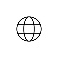 Web icon vector illustration. go to web sign and symbol. web click icon. Global search icon