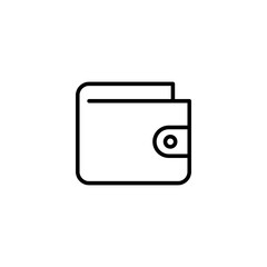 Wallet icon vector illustration. wallet sign and symbol