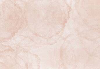 Pink paper texture watercolor stain background painted abstract 