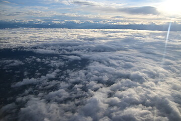 view of the clouds