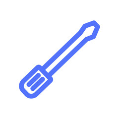 Construction Screwdriver Tool Icon
