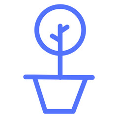 Ecology Green Plant Pot Tree Icon