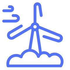 Ecology Mill Wind Icon