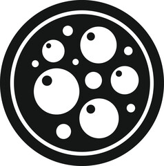 Virus icon simple vector. Petri dish. Medical micro